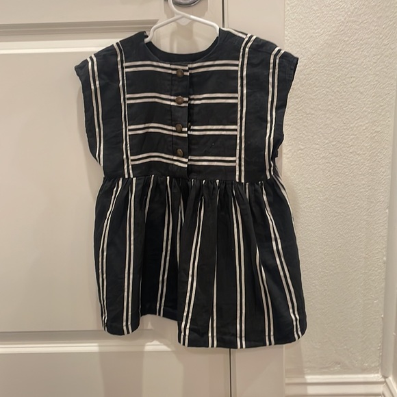 Linen blend dress/tunic. Size 4 - Picture 2 of 4